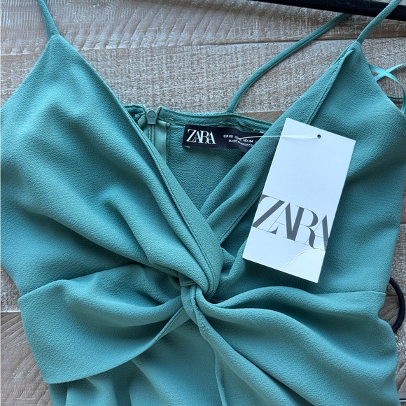 Zara Jumpsuit Turquoise, Brand New XS - Picture 3 of 5